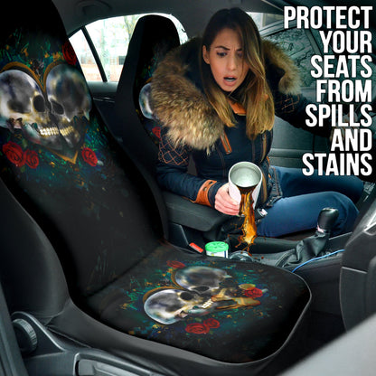 Skull Love Car Seat Covers Amazing Gift Ideas 212801