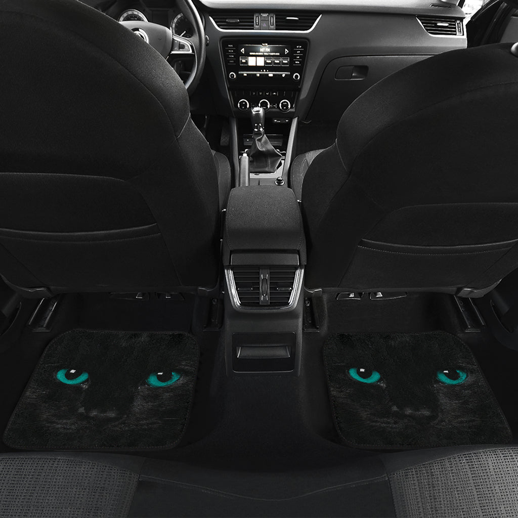 Green Cat Eyes Car Floor Mats 211302