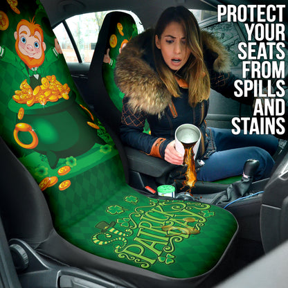 Leprechaun Patrick's Day Car Seat Covers 212501