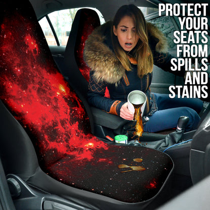 Red Galaxy Car Seat Covers 210101