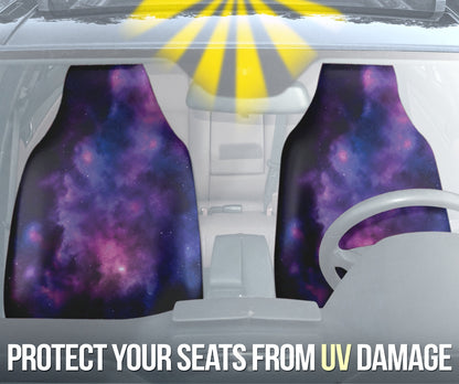 Purple Galaxy Car Seat Covers 210101