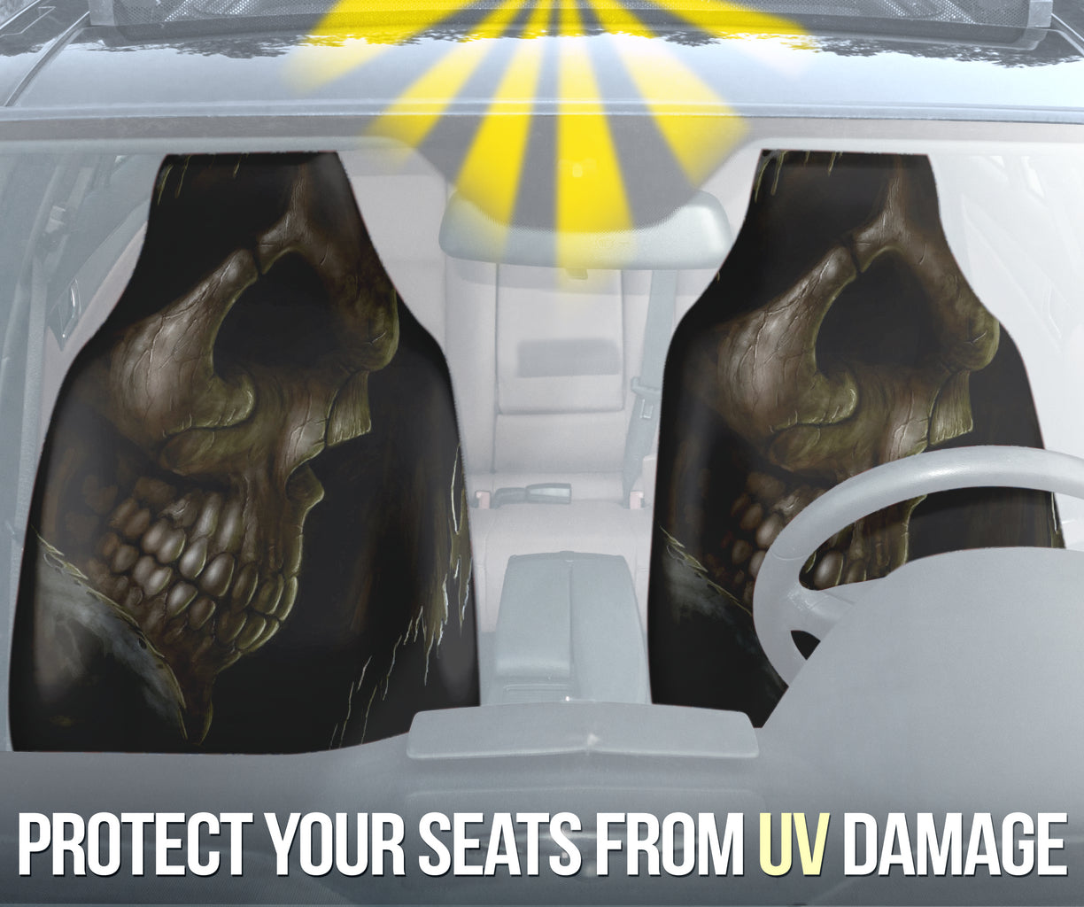 Grim Reaper Last Thing To See Car Seat Covers Version 1 211302