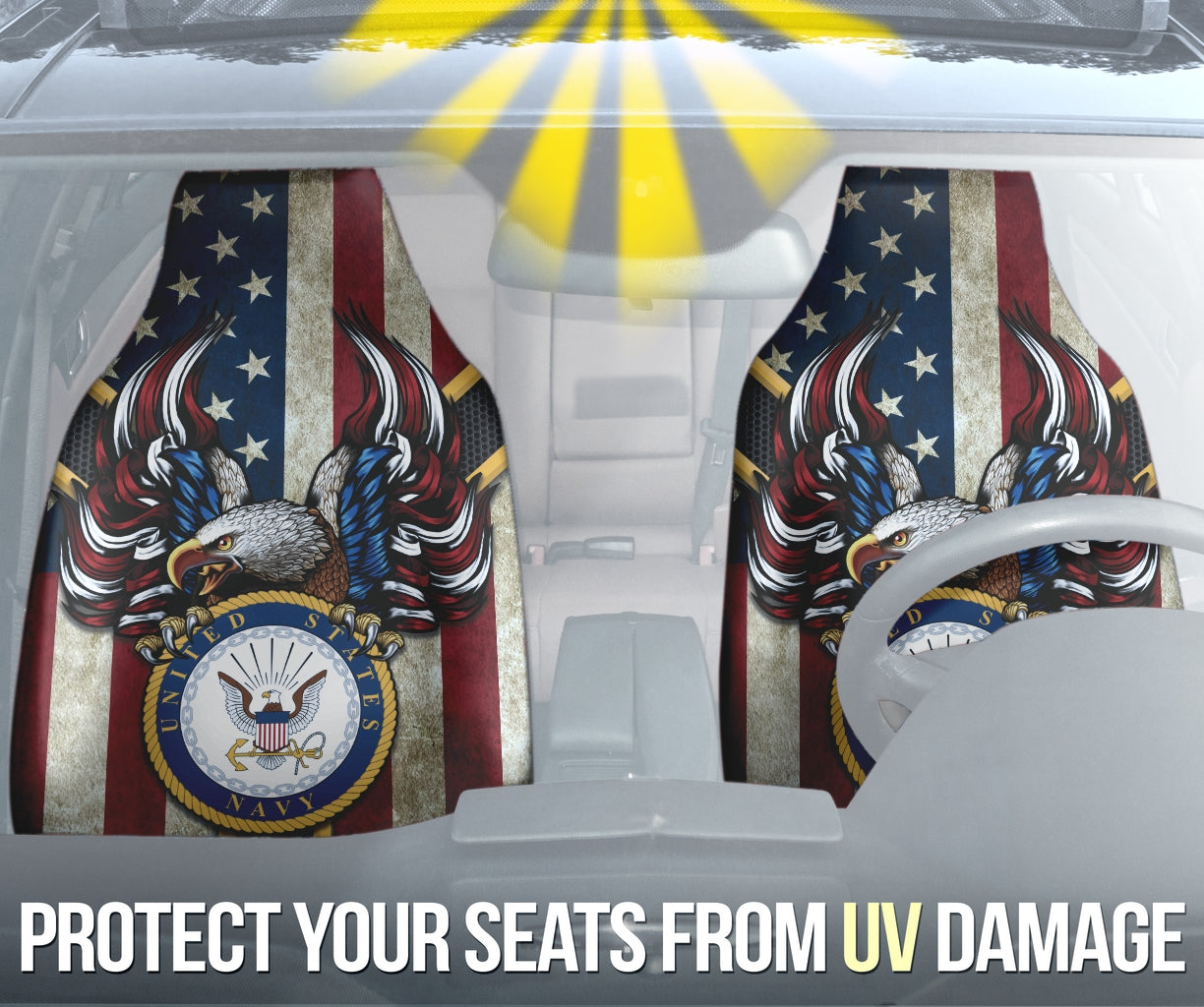 US Navy Car Seat Covers Style 3 210502