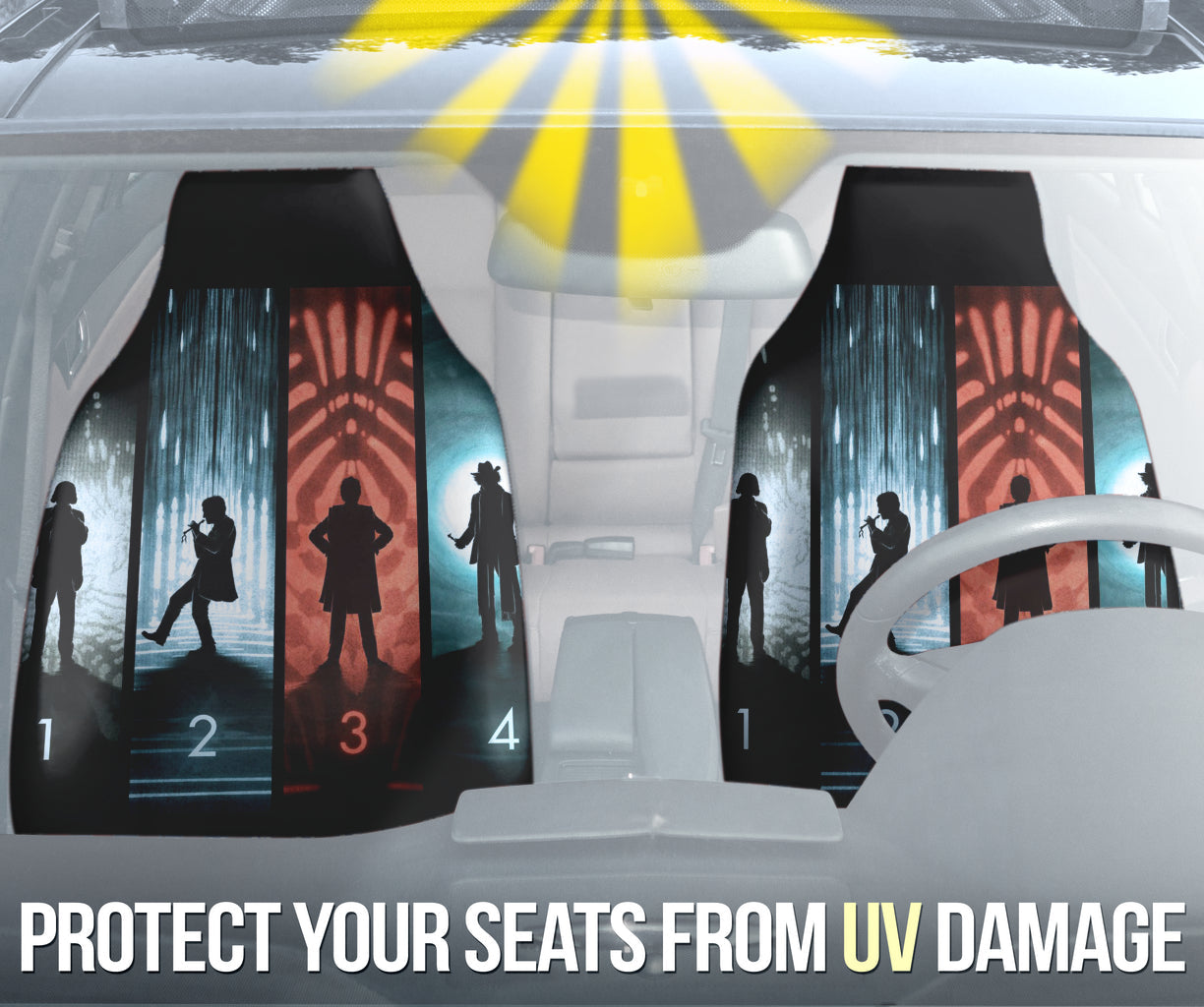 Doctor Who Art Car Seat Covers Amazing Gift Ideas Version 1 211302