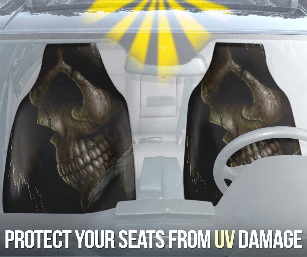 Grim Reaper Last Thing To See Car Seat Covers Version 2 211302