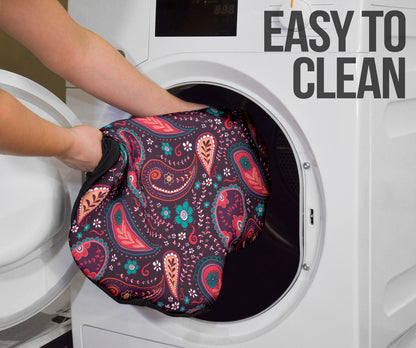 Pink Paisley Pattern Car Seat Covers 212201