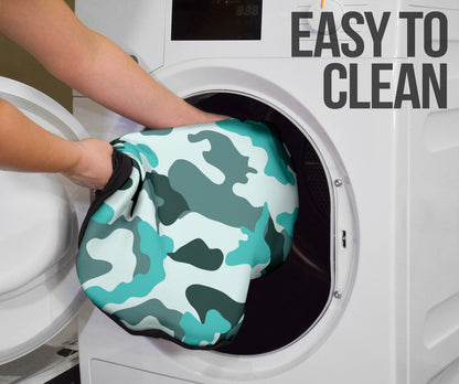 Turquoise Camouflage Car Seat Covers 211601