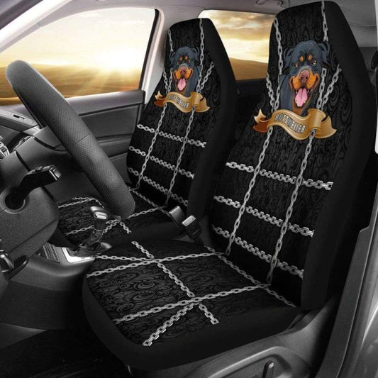 Funny Chain Rottweiler Car Seat Covers 201309