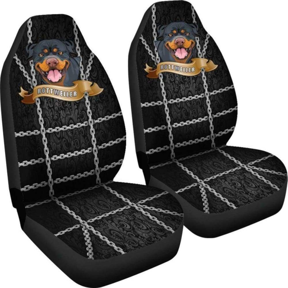 Funny Chain Rottweiler Car Seat Covers 201309