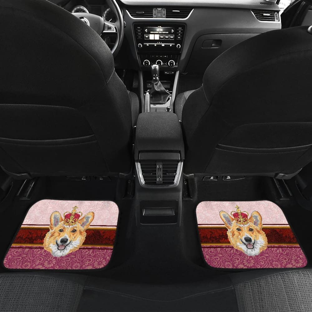 Funny Corgi Dog Design Car Floor Mats 211205 - YourCarButBetter