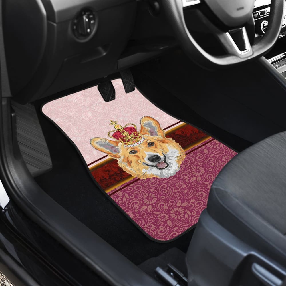Funny Corgi Dog Design Car Floor Mats 211205 - YourCarButBetter