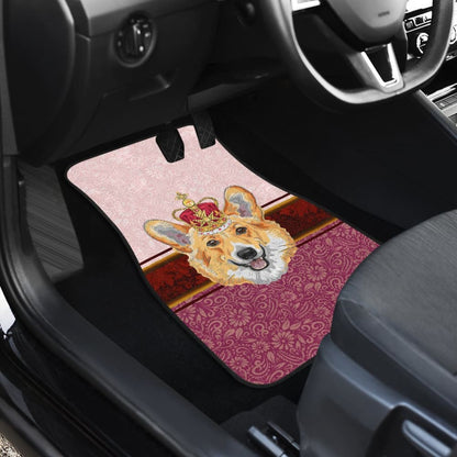 Funny Corgi Dog Design Car Floor Mats 211205 - YourCarButBetter