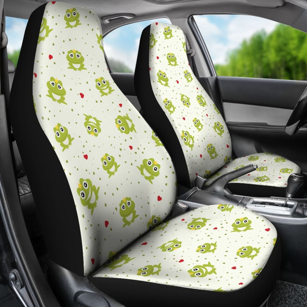 Funny Frog Car Seat Covers 211507 - YourCarButBetter