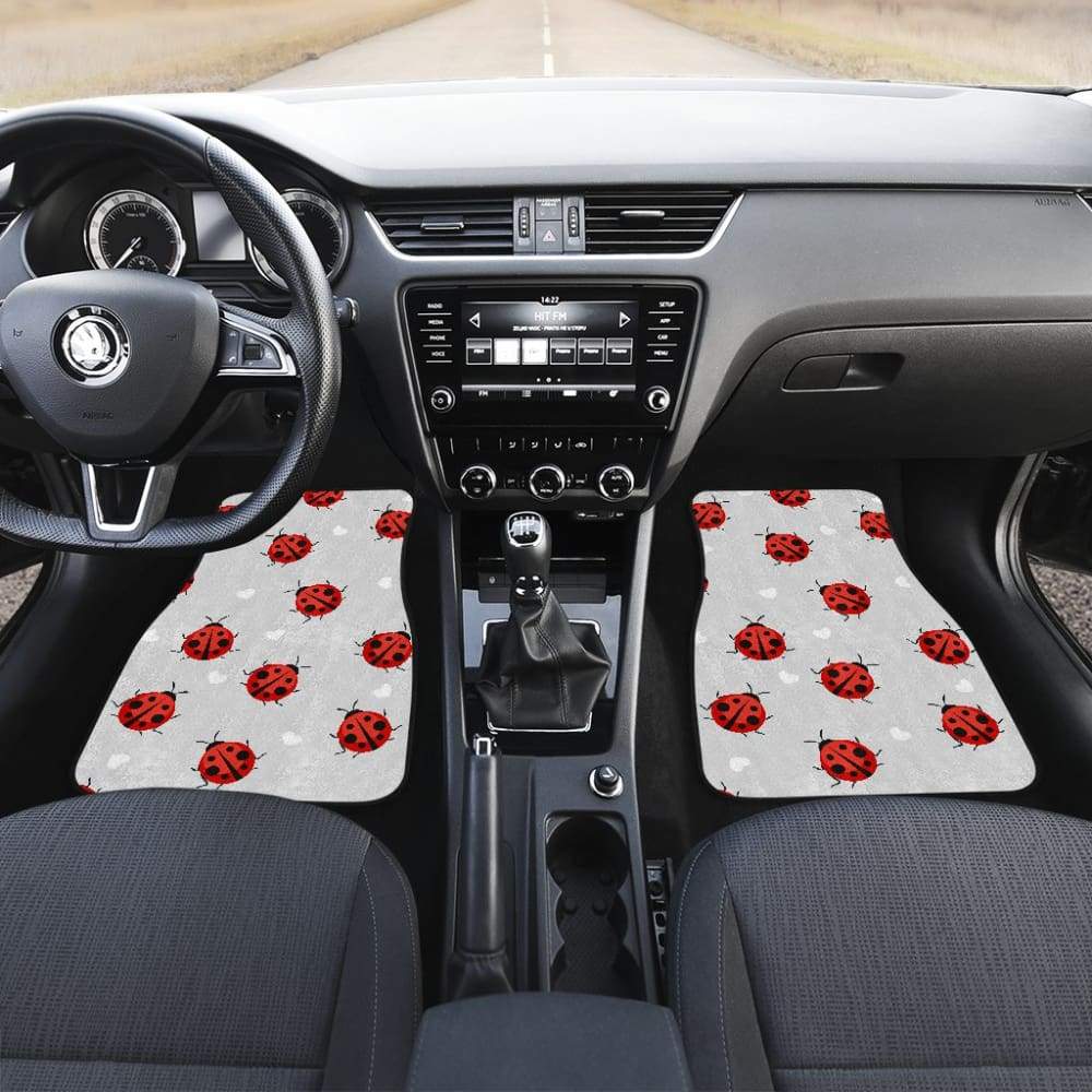 Funny Ladybug Print Amazing Car Floor Mats 211606 - YourCarButBetter