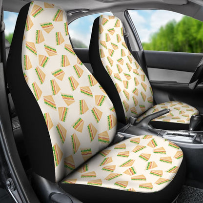 Funny Sandwich Pattern Car Seat Covers 211703 - YourCarButBetter