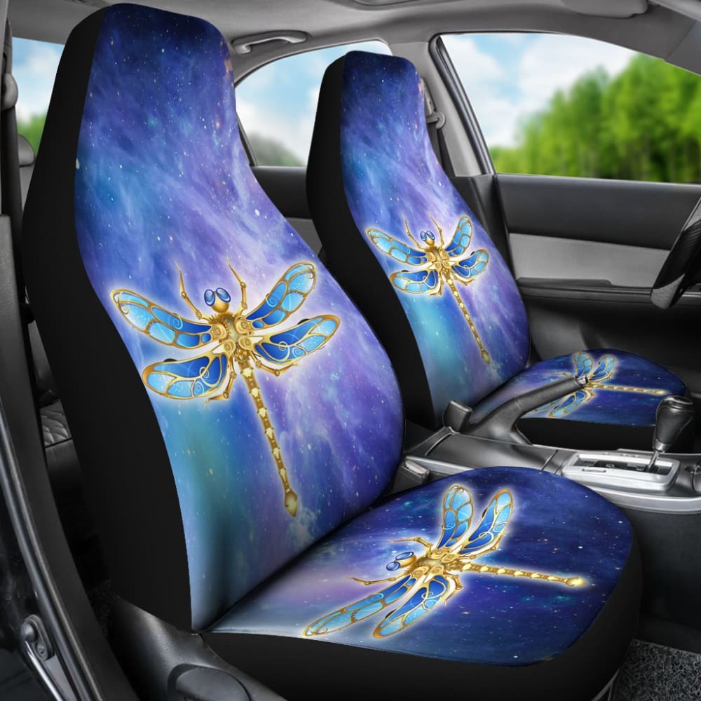 Galaxy Of Dragonfly Car Seat Covers 211802