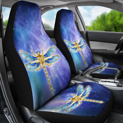 Galaxy Of Dragonfly Car Seat Covers 211802
