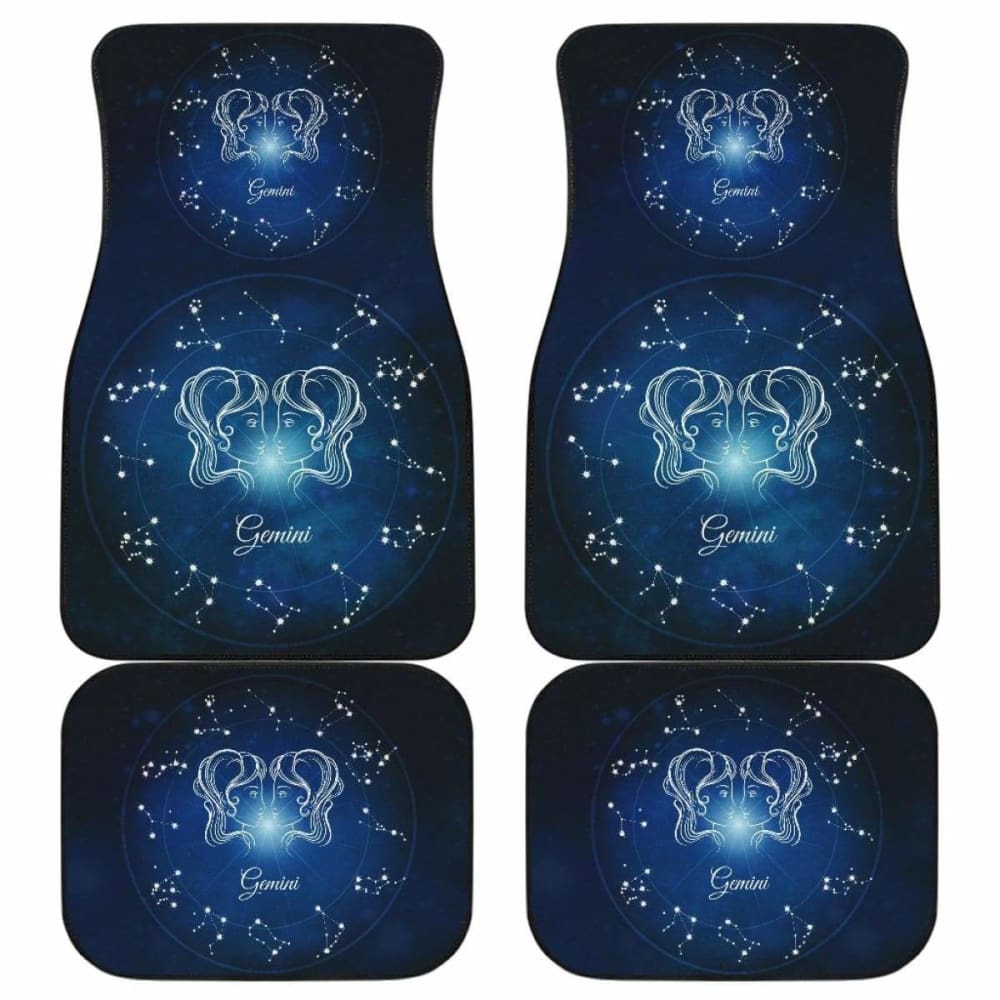 Gemini Zodiac Sign Car Floor Mats Amazing Gift 211902