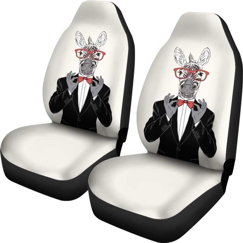 Gentle-zebra Ready For Party Car Seat Covers 212101 - YourCarButBetter
