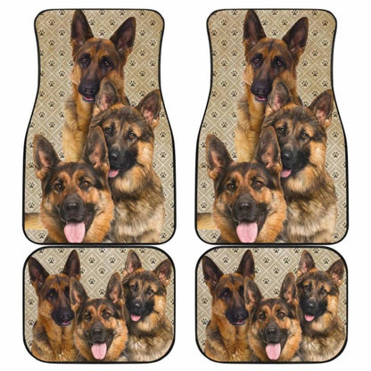 German Shepherd Car Floor Mats Funny 091706