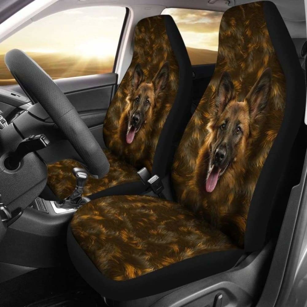 German Shepherd - Car Seat Covers 091706