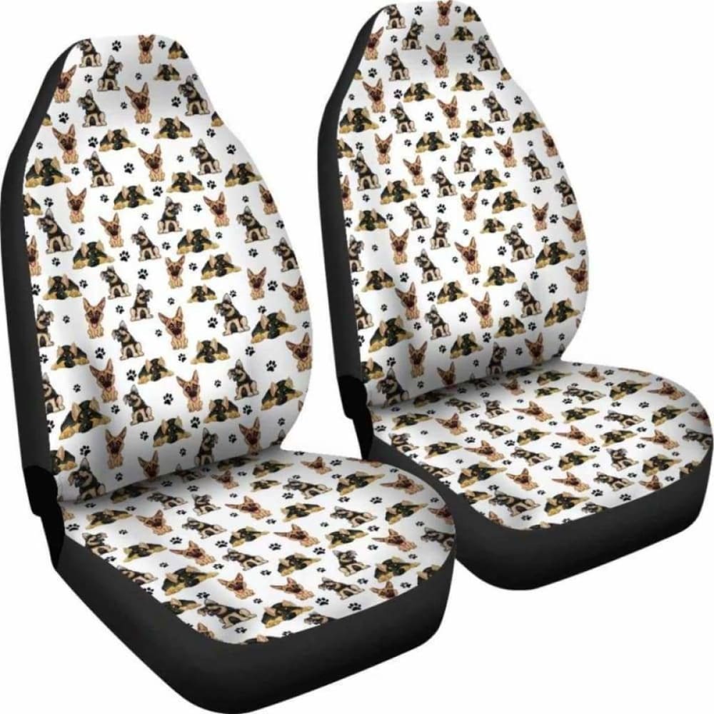 German Shepherd Car Seat Covers (Set of 2) 091706