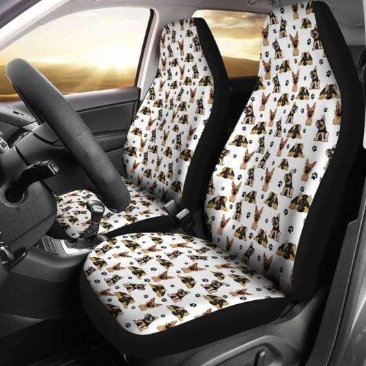German Shepherd Car Seat Covers (Set of 2) 091706
