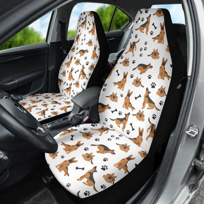 German Shepherd Print Car Seat Covers 210801 - YourCarButBetter