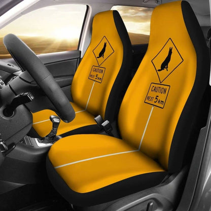 German Shepherd Signs Car Seat Covers 2 091706