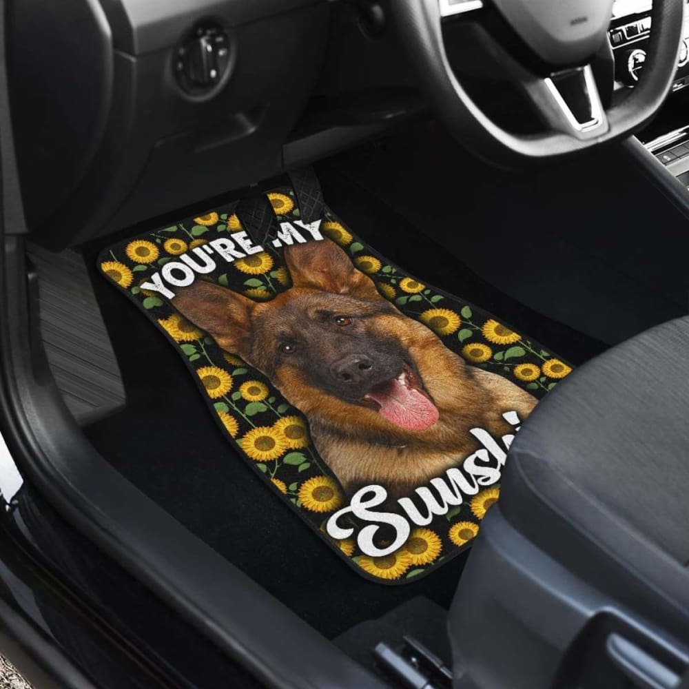 German Shepherds Dog You’re My Sunshine Car Floor Mats 211203