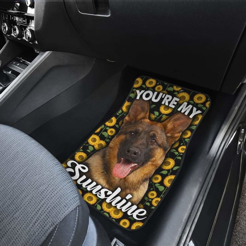 German Shepherds Dog You’re My Sunshine Car Floor Mats 211203