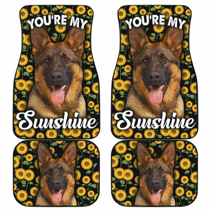 German Shepherds Dog You’re My Sunshine Car Floor Mats 211203