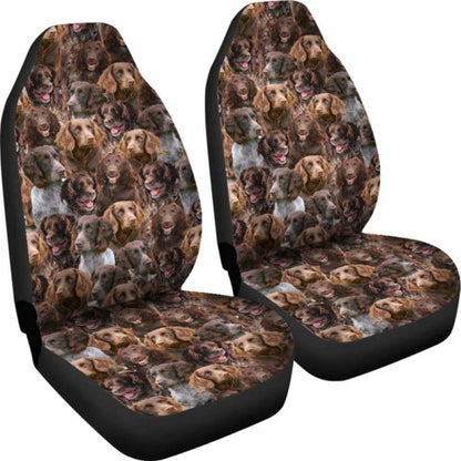 German Spaniel Full Face Car Seat Covers 195016 - YourCarButBetter
