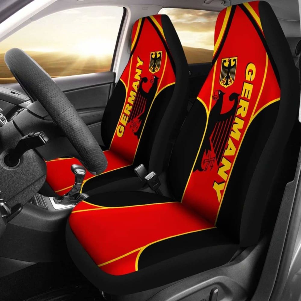 Germany Car Seat Covers - The Black Eagle - 110424 - YourCarButBetter
