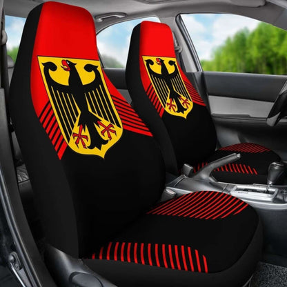Germany Red Coat Of Arms Car Seat CoversAmazing 105905 - YourCarButBetter
