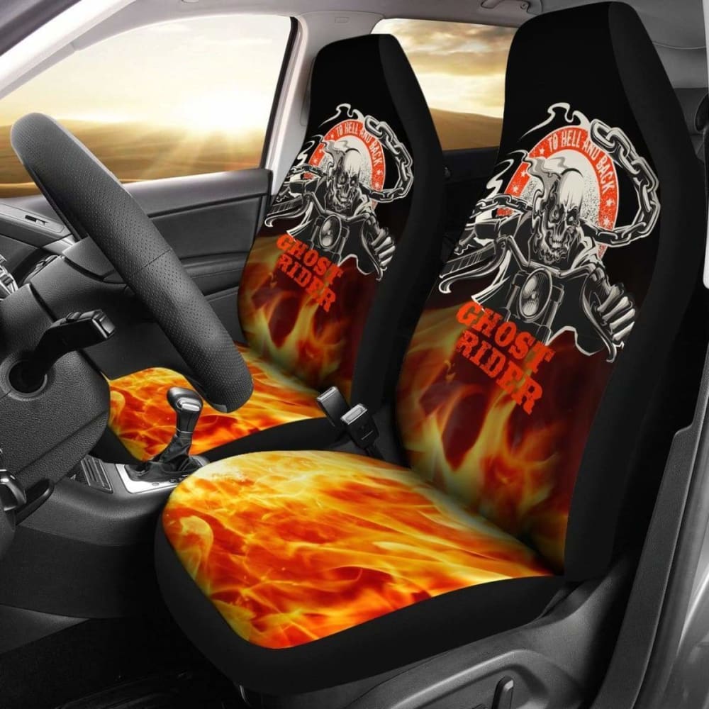 Ghost Rider Car Seat Covers 094209 - YourCarButBetter