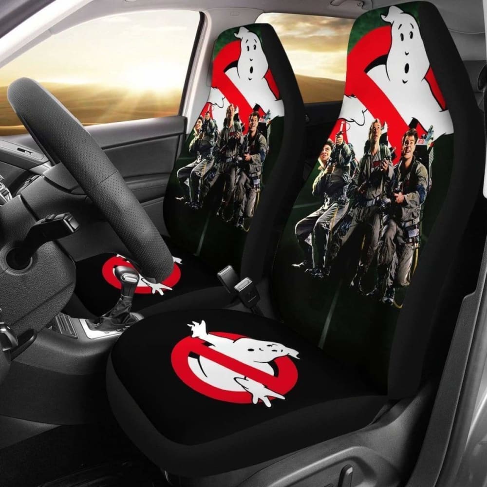 Ghostbuster 1984 Squad Car Seat Covers 094209 - YourCarButBetter