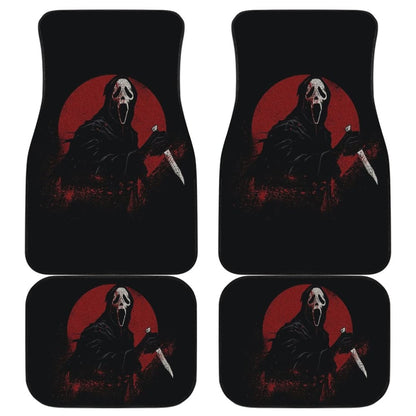 Ghostface Bloody Full Moon Night Car Floor Mats 211501 - YourCarButBetter