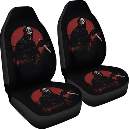 Ghostface Bloody Full Moon Night Car Seat Covers 211501 - YourCarButBetter