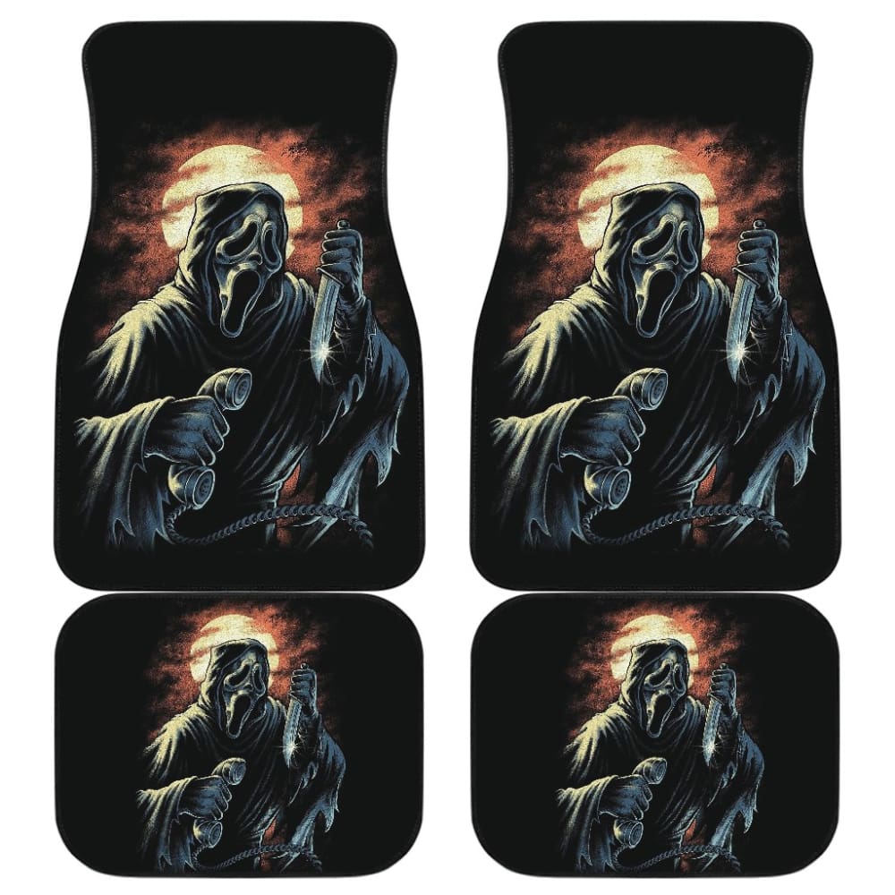 Ghostface Nightmare Car Floor Mats 211501 - YourCarButBetter