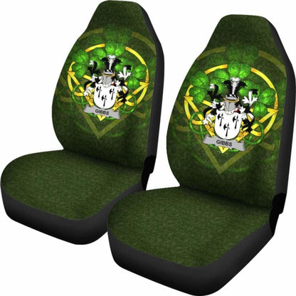 Gibbs Ireland Car Seat Cover Celtic Shamrock (Set Of Two) 154230 - YourCarButBetter