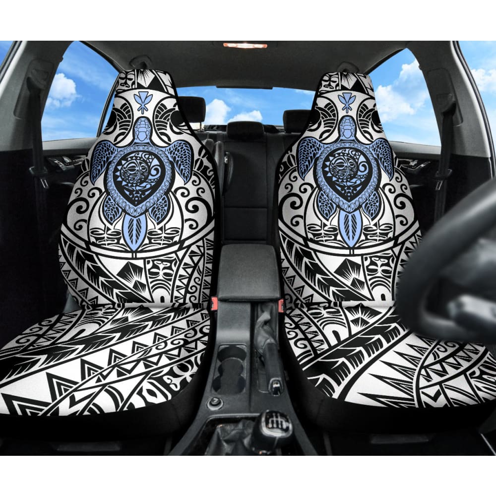Gift Ideas Kanaka Maoli Hawaiian Polynesian Tattoo Turtle Car Seat Covers 210501 - YourCarButBetter