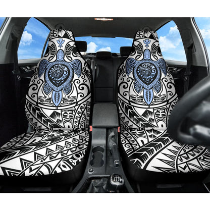 Gift Ideas Kanaka Maoli Hawaiian Polynesian Tattoo Turtle Car Seat Covers 210501 - YourCarButBetter