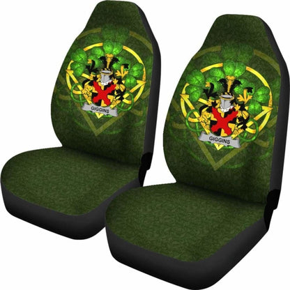 Giggins Ireland Car Seat Cover Celtic Shamrock (Set Of Two) 154230 - YourCarButBetter
