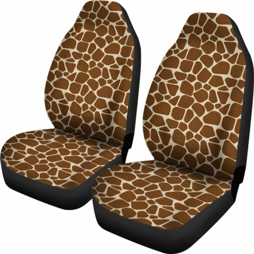 Giraffe Car Seat Covers Animal Print 102802 - YourCarButBetter
