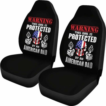 Girl Is Protected By An American Dad Car Seat Covers 174914 - YourCarButBetter