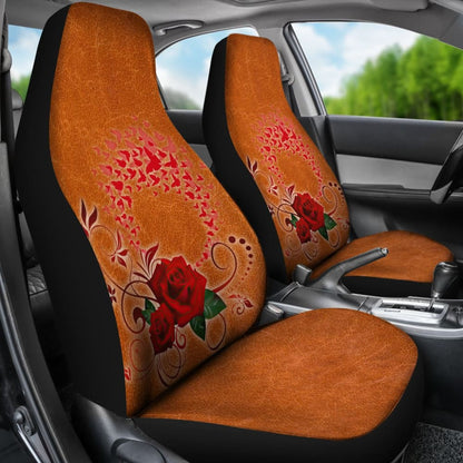 Girly Flower Rose and Butterfly Car Seat Covers 210902