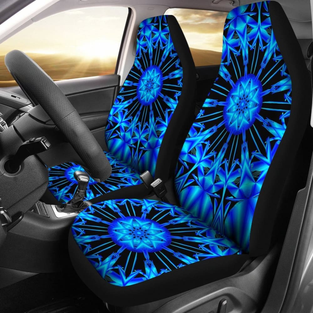 Glow Mandala Car Seat Covers 093223 - YourCarButBetter