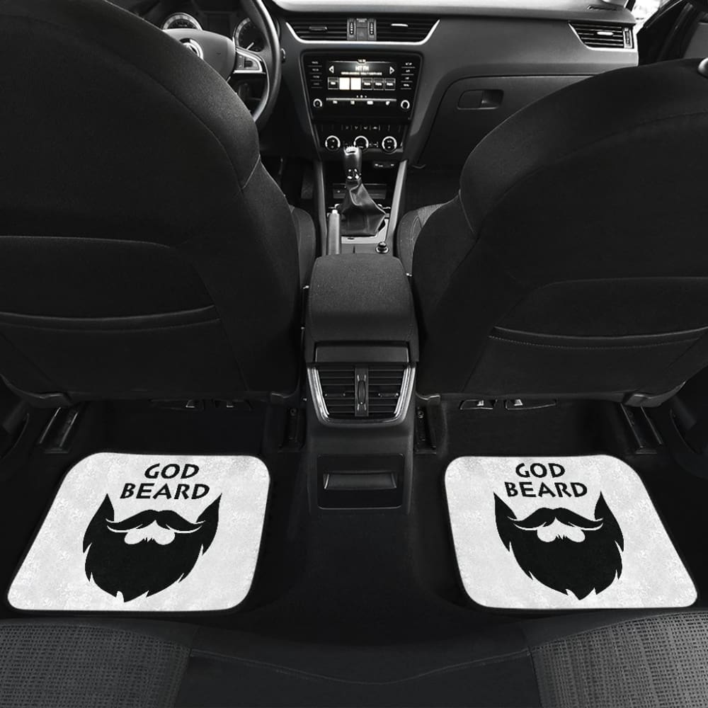 God Beard and Have Fun Car Floor Mats 210305 - YourCarButBetter