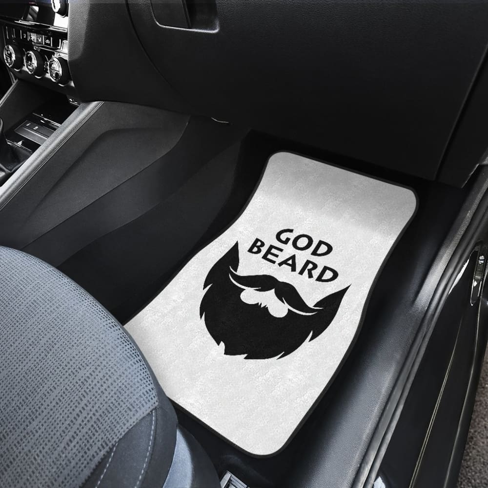 God Beard and Have Fun Car Floor Mats 210305 - YourCarButBetter